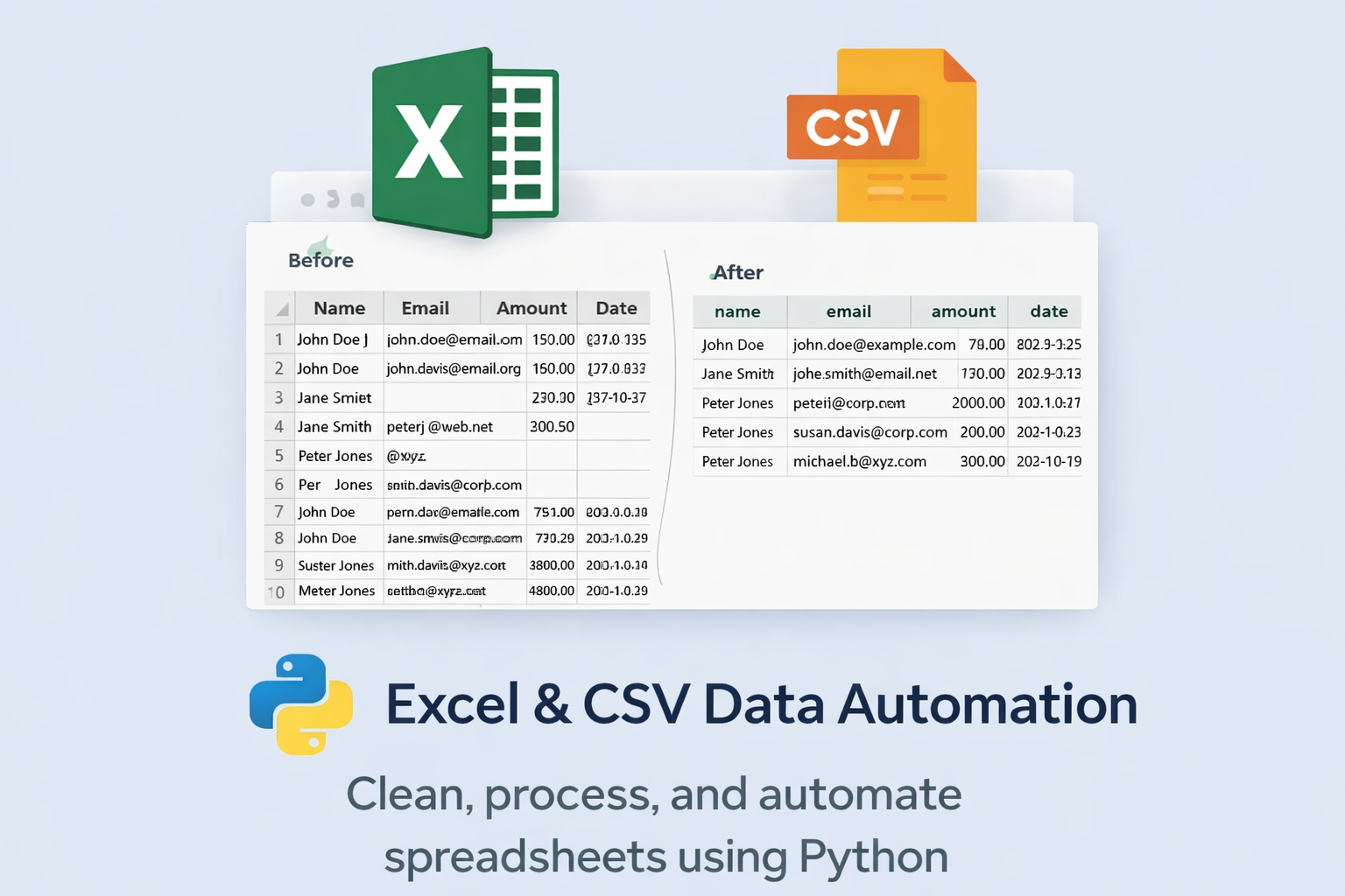 Excel → CSV automation